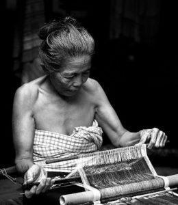 woman weaver
